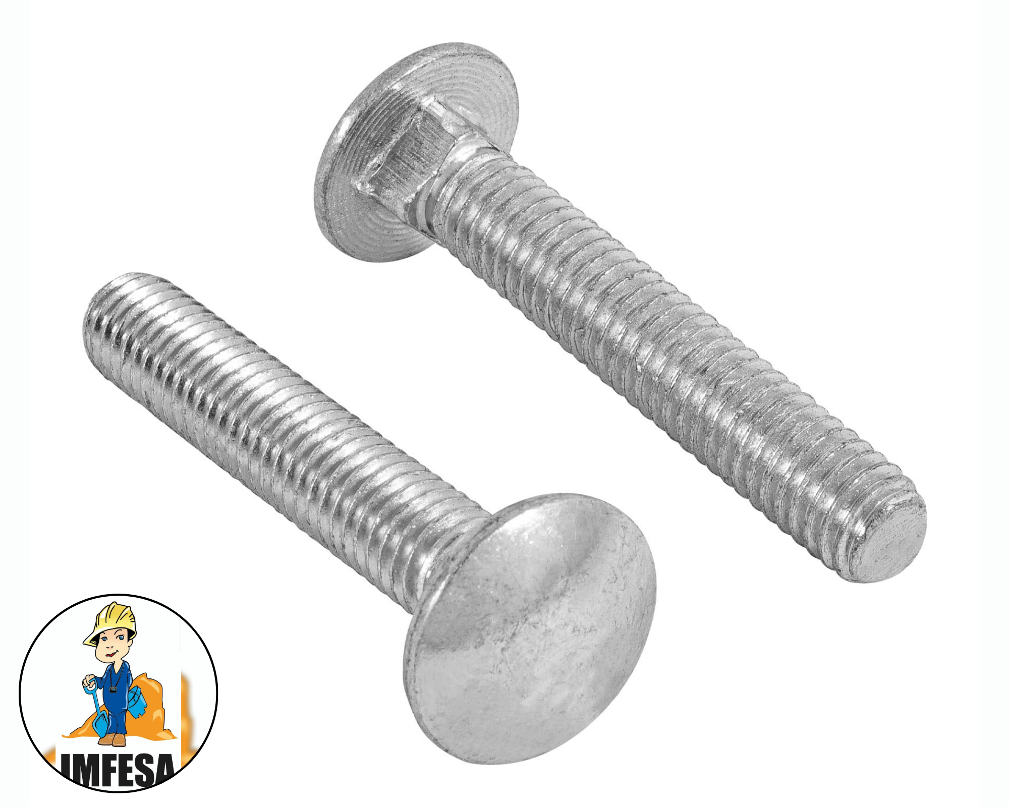 Bolsa con 50 tornillos 3/8&#34; x 2-1/4&#34; tipo coche