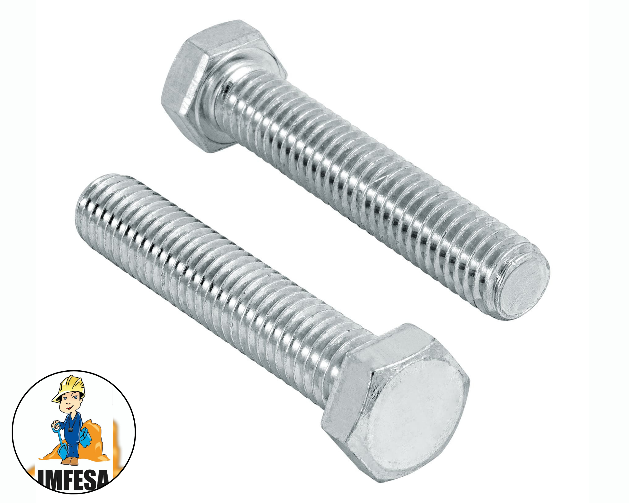 Bolsa con 60 tornillos 3/8&#34; x 2&#34; tipo máquina
