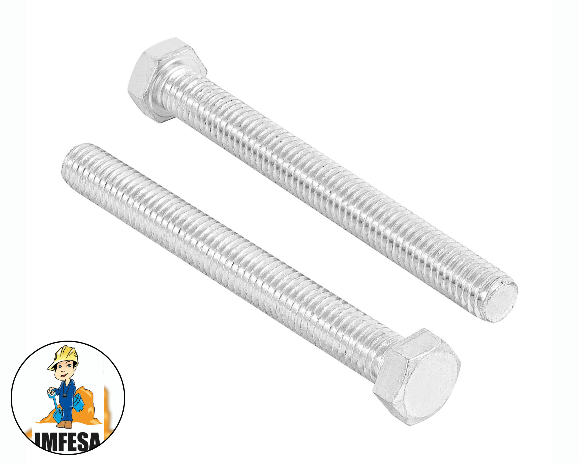 Bolsa con 30 tornillos 3/8&#34; x 3-1/2&#34; tipo máquina