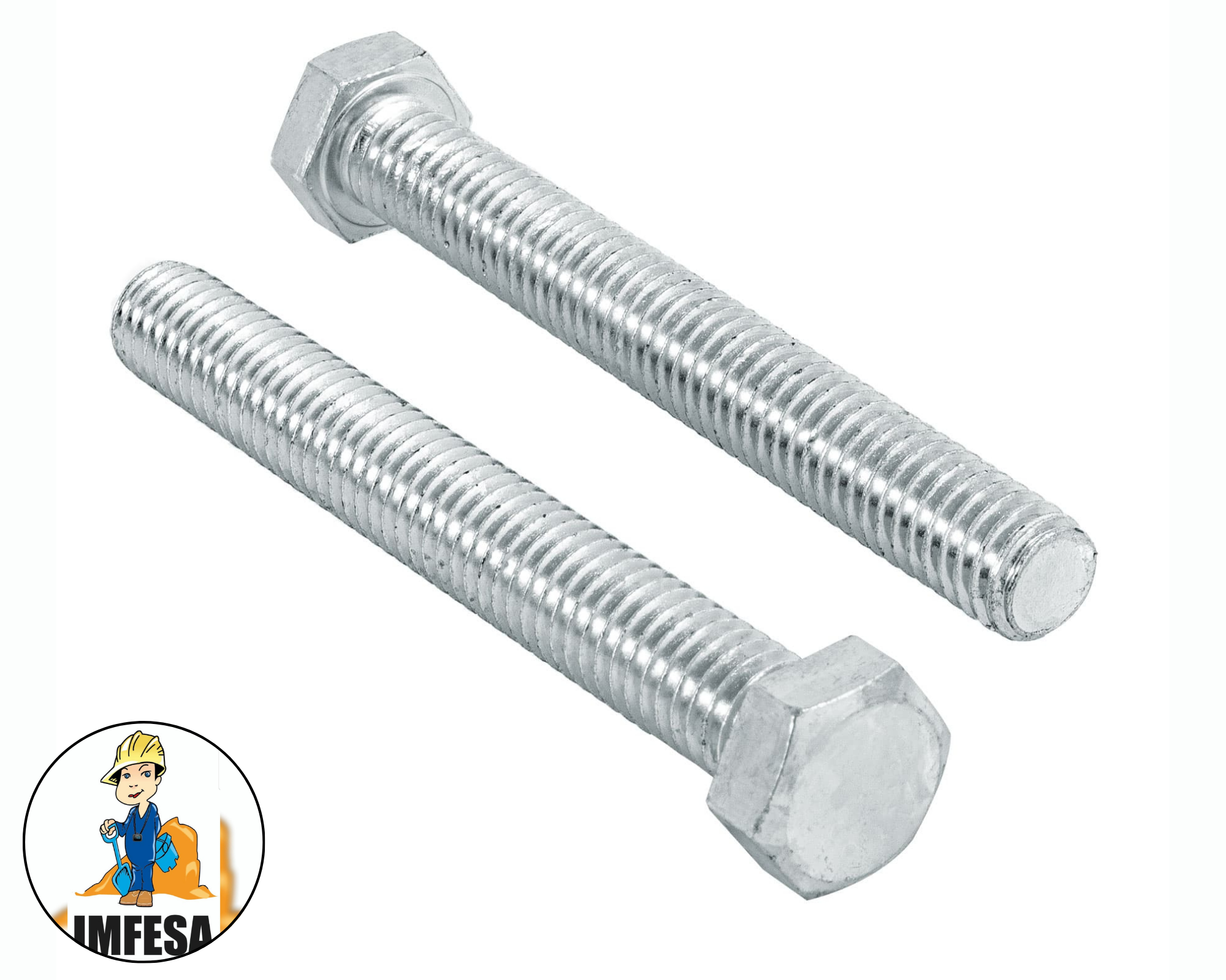 Bolsa con 40 tornillos 3/8&#34; x 3&#34; tipo máquina