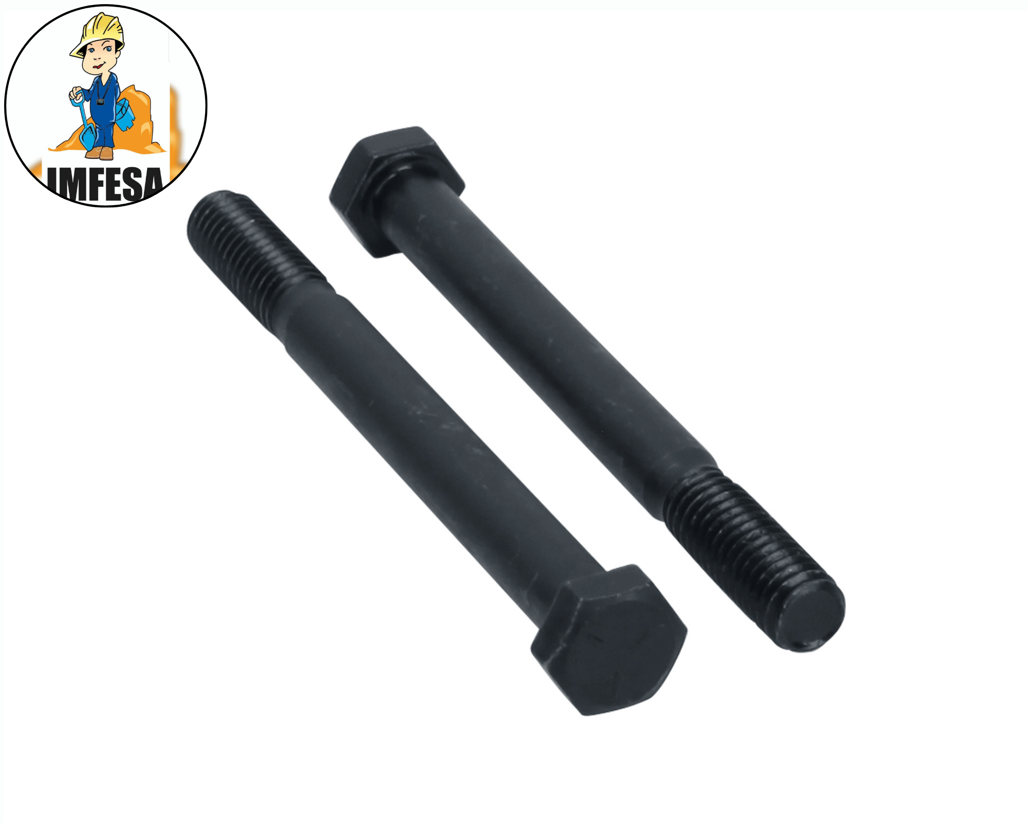 Bolsa con 30 tornillos 3/8&#34; x 4&#34; de acero, grado 5