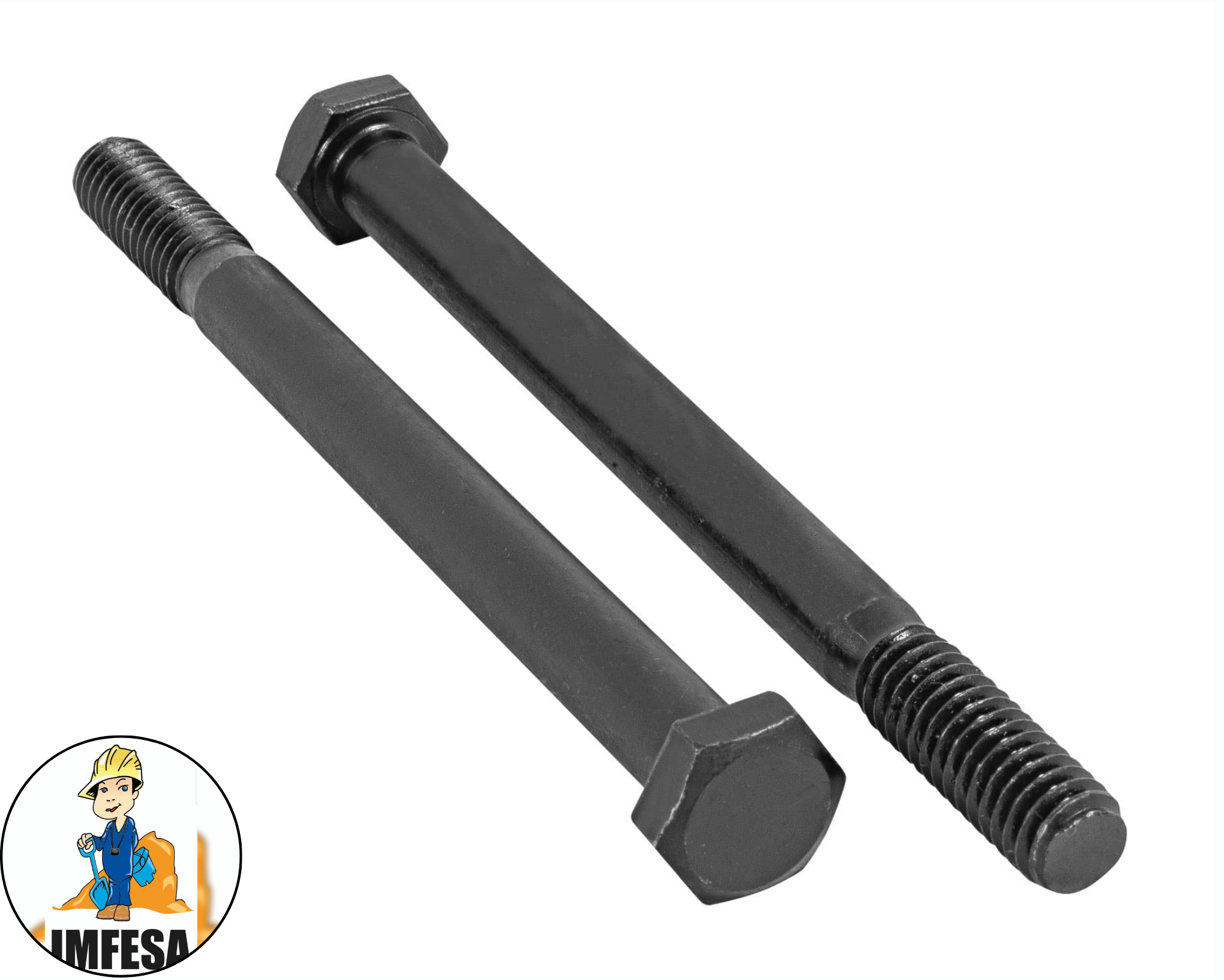 Bolsa con 50 tornillos 5/16&#34; X 4&#34; de acero, grado 5