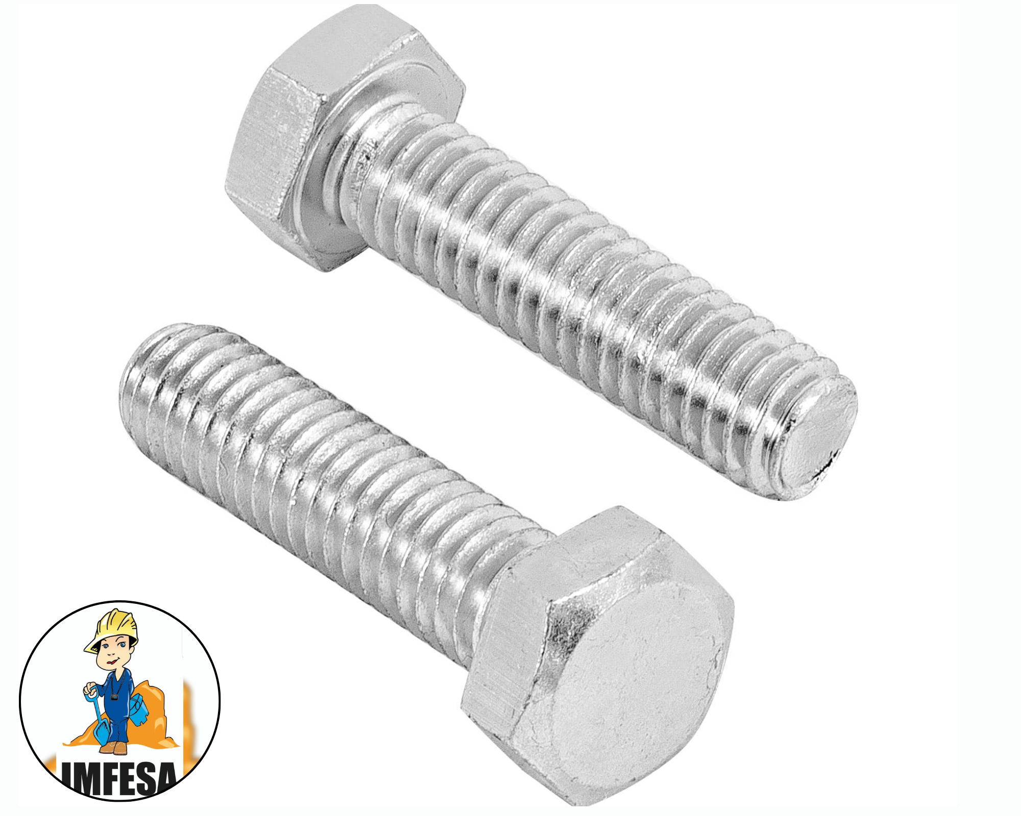Bolsa con 60 tornillos 5/16&#34; x 1-1/4&#34; tipo máquina