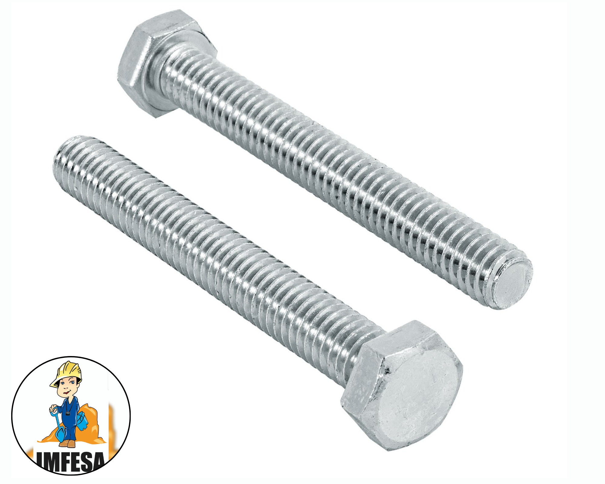 Bolsa con 60 tornillos 5/16&#34; x 2-1/2&#34; tipo máquina