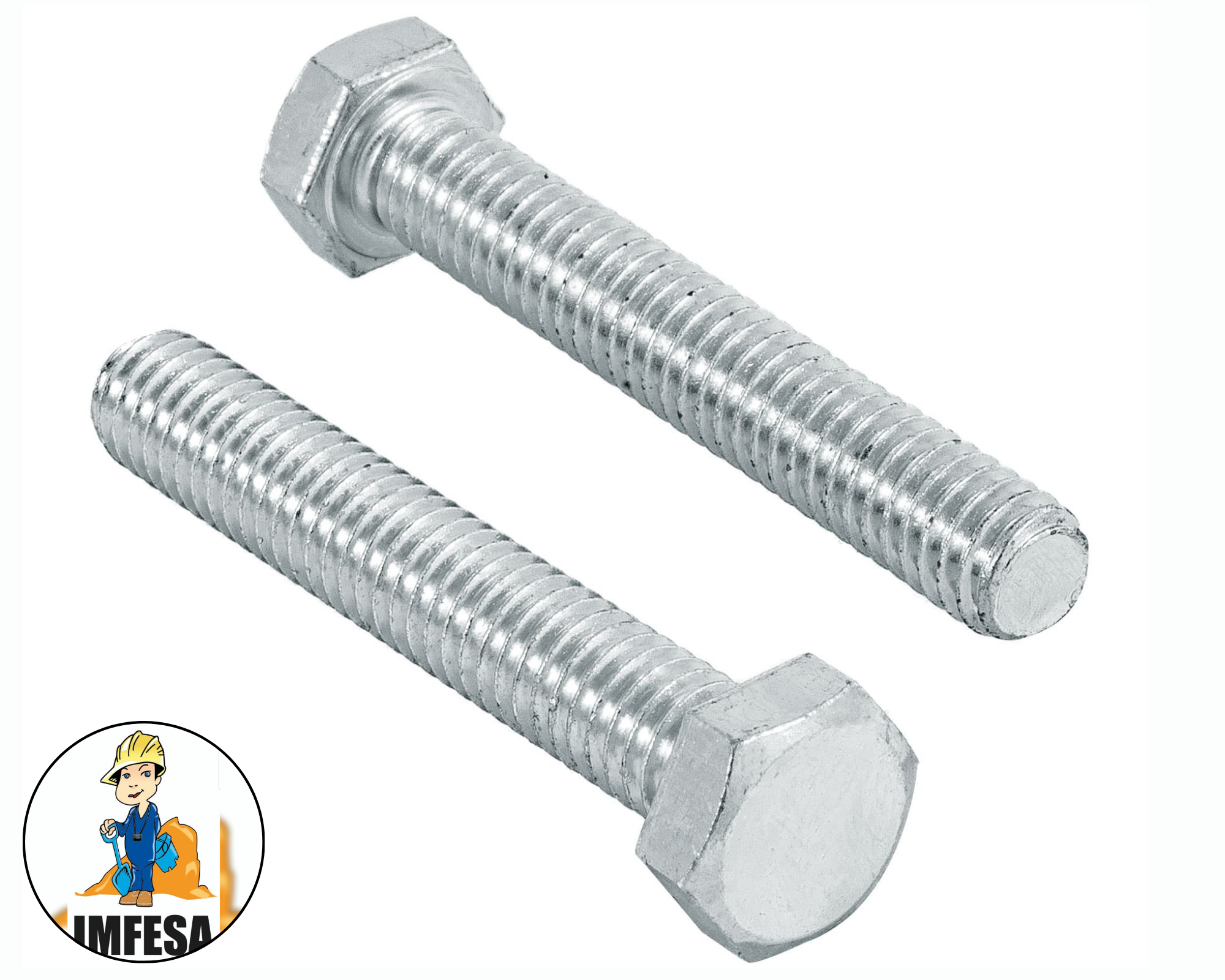 Bolsa con 80 tornillos 5/16&#34; x 2&#34; tipo máquina