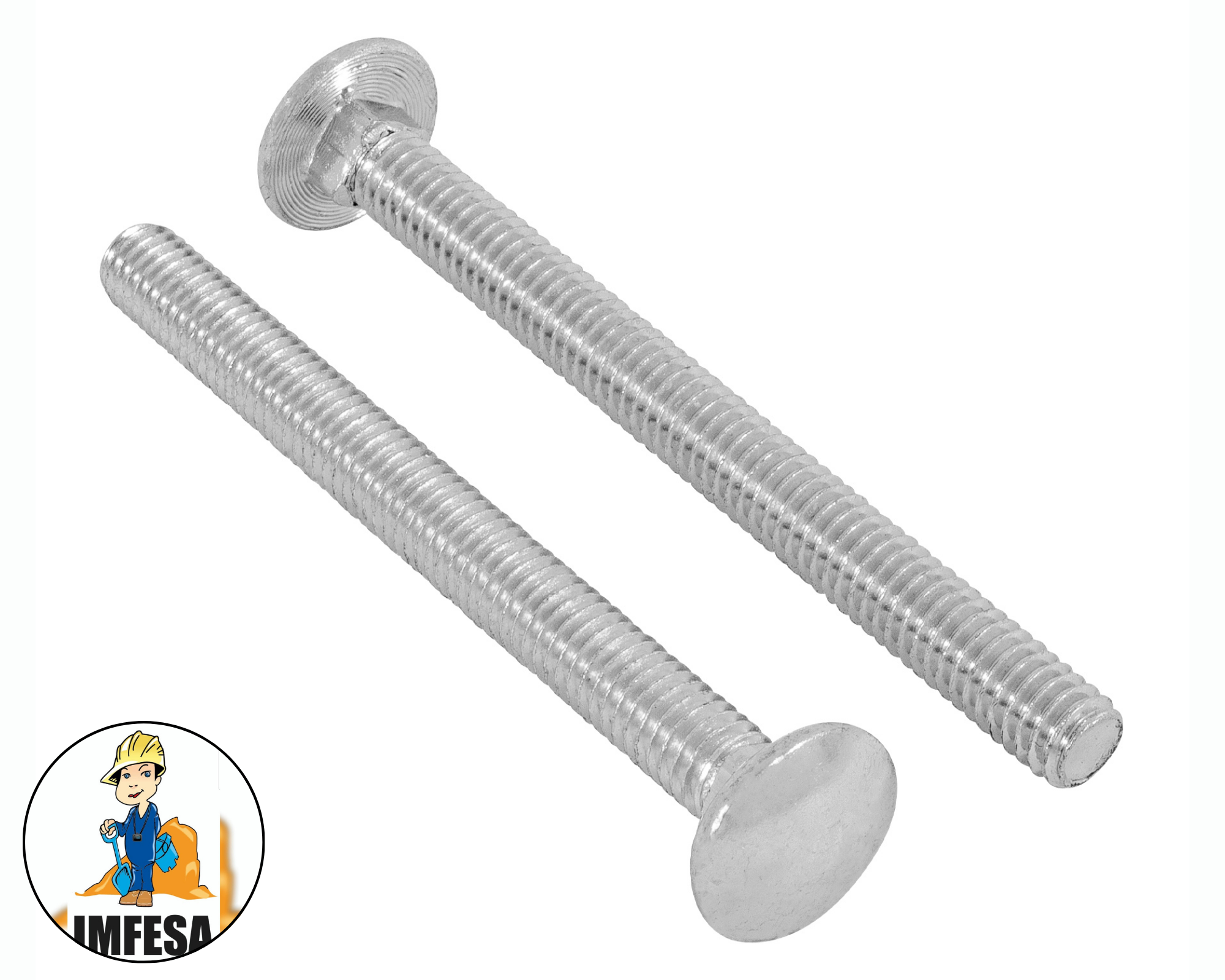 Bolsa con 50 tornillos 5/16&#34; x 3-1/2&#34; tipo coche