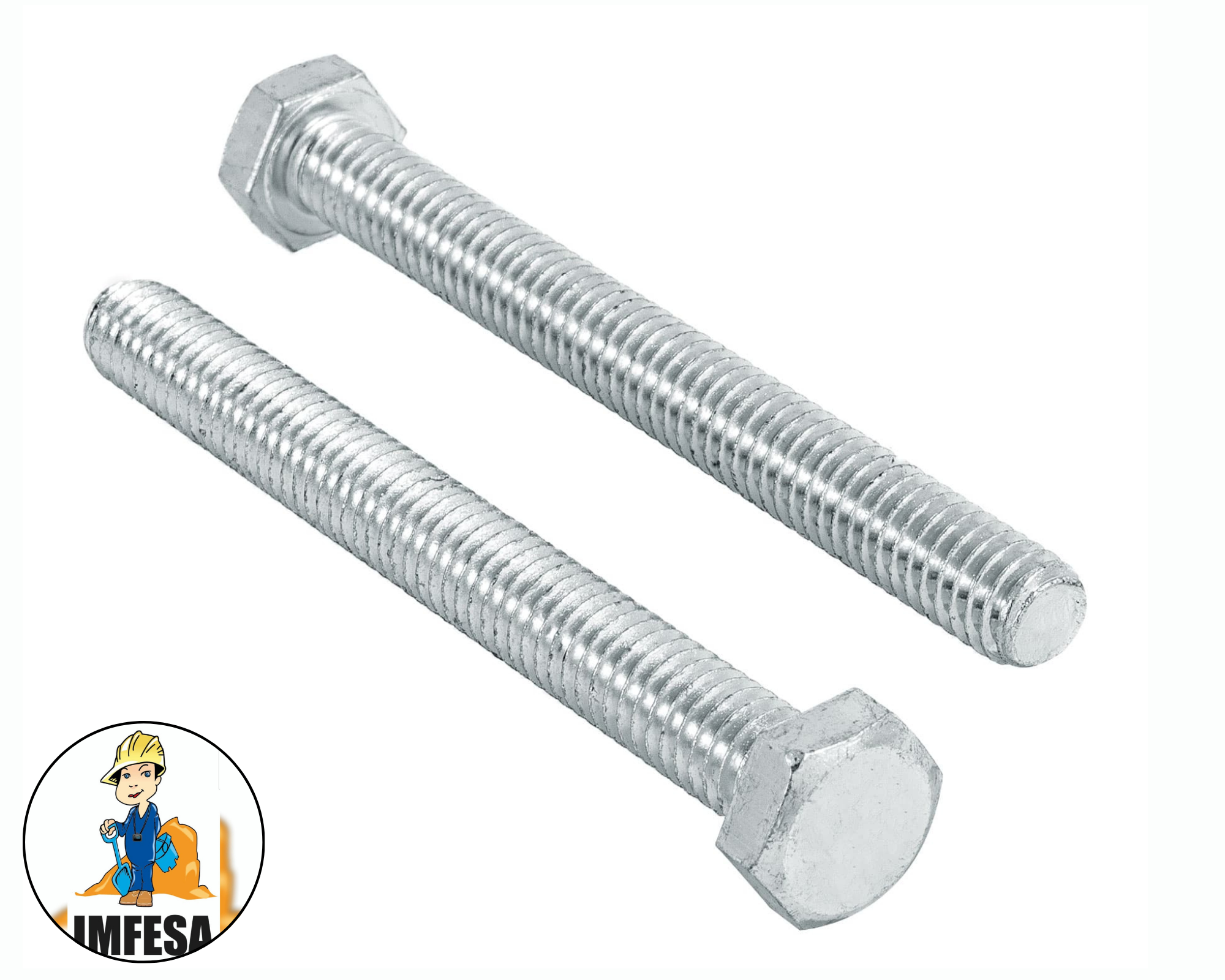 Bolsa con 60 tornillos 5/16&#34; x 3&#34; tipo máquina
