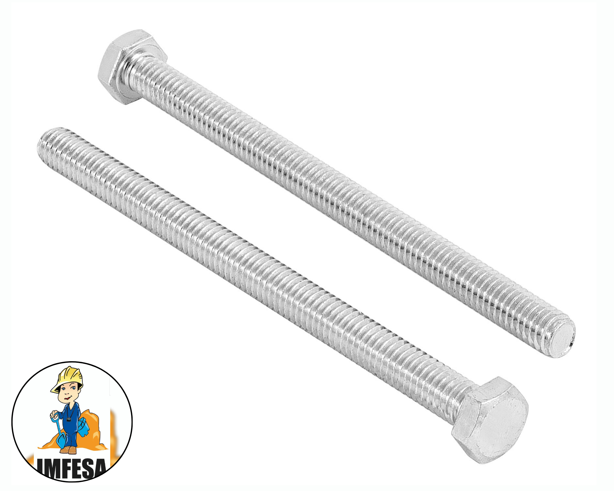Bolsa con 30 tornillos 5/16&#34; x 4-1/2&#34; tipo máquina
