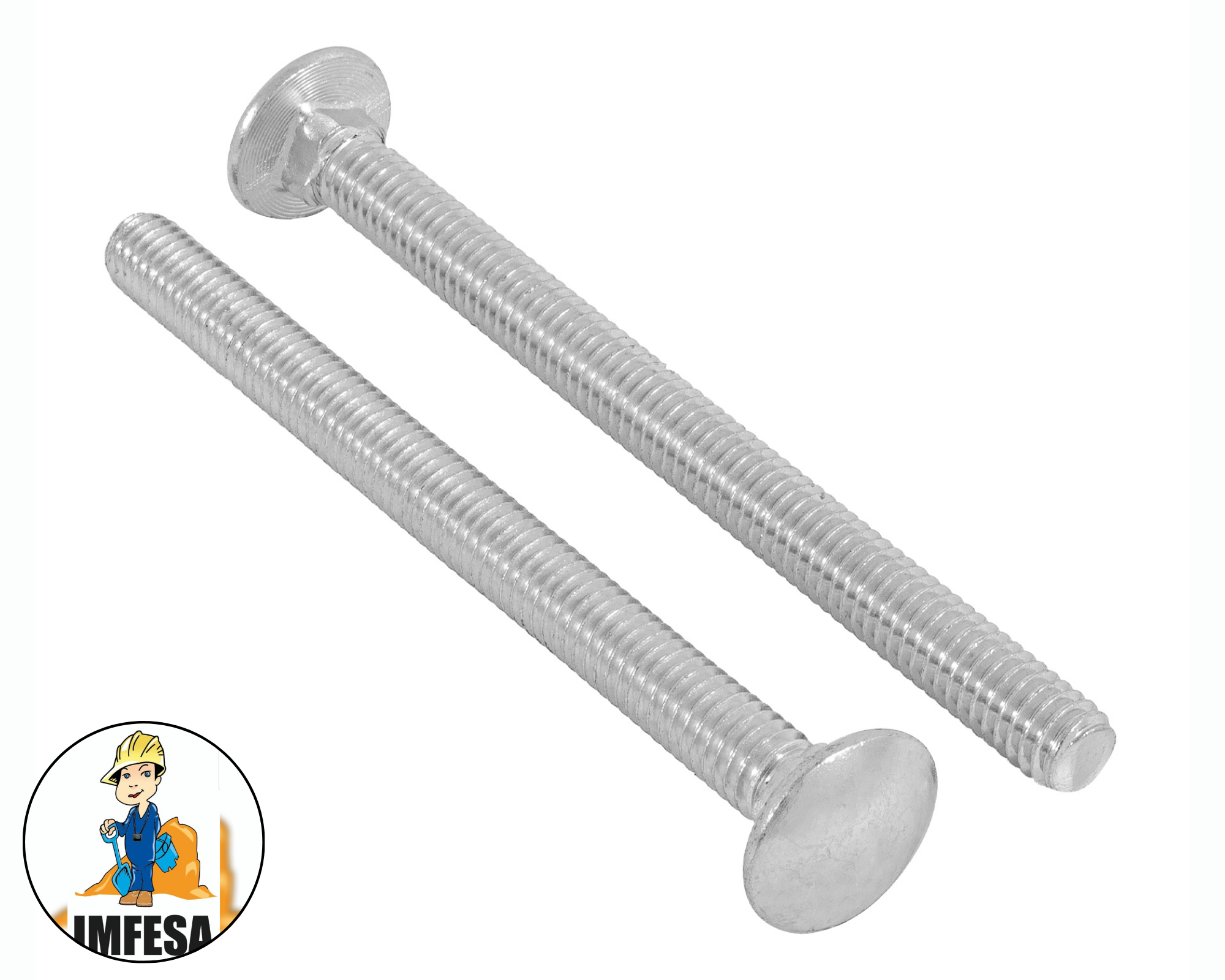 Bolsa con 50 tornillos 5/16&#34; x 4&#34; tipo coche