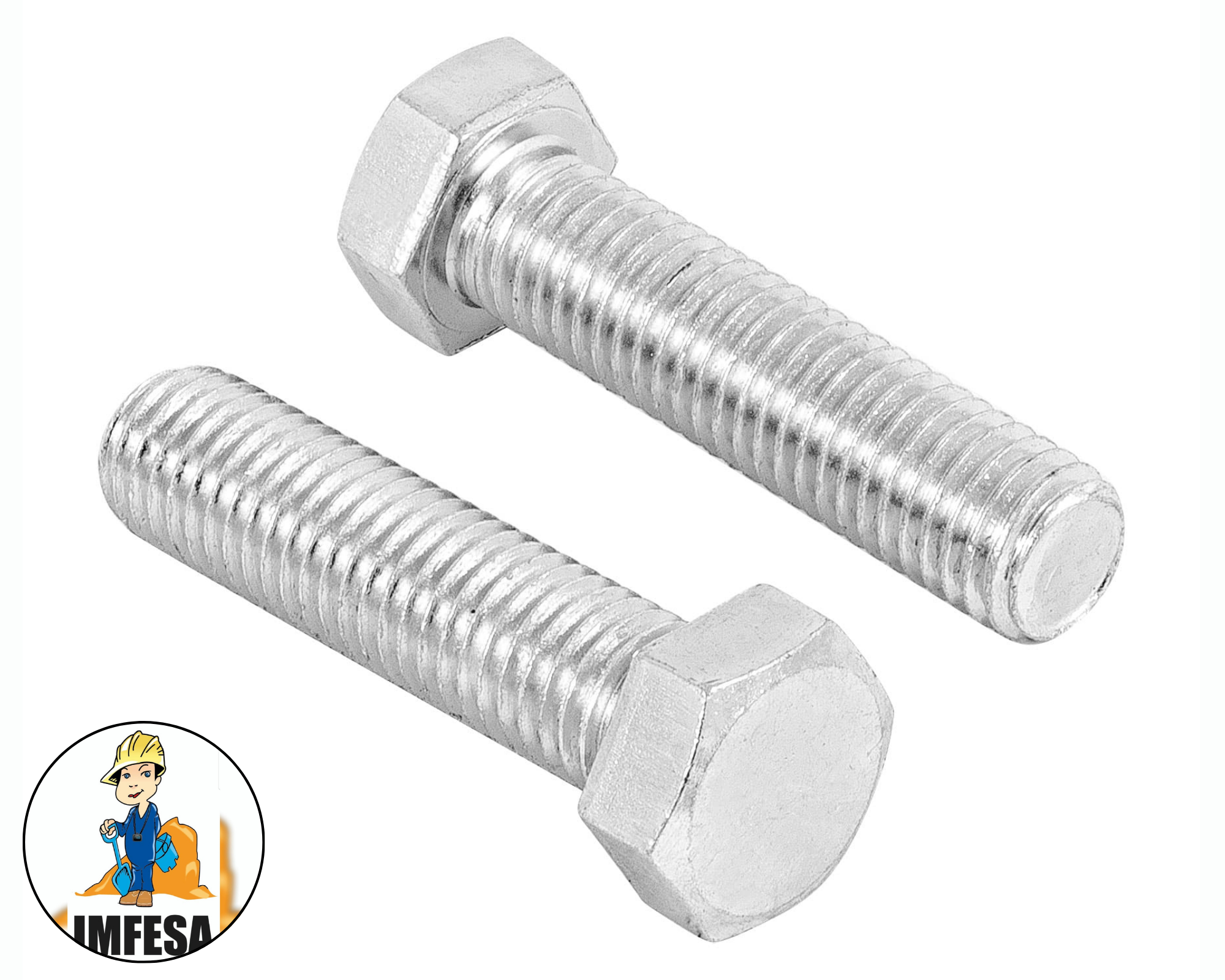 Bolsa con 8 tornillos 5/8&#34; x 2-1/2&#34; tipo máquina