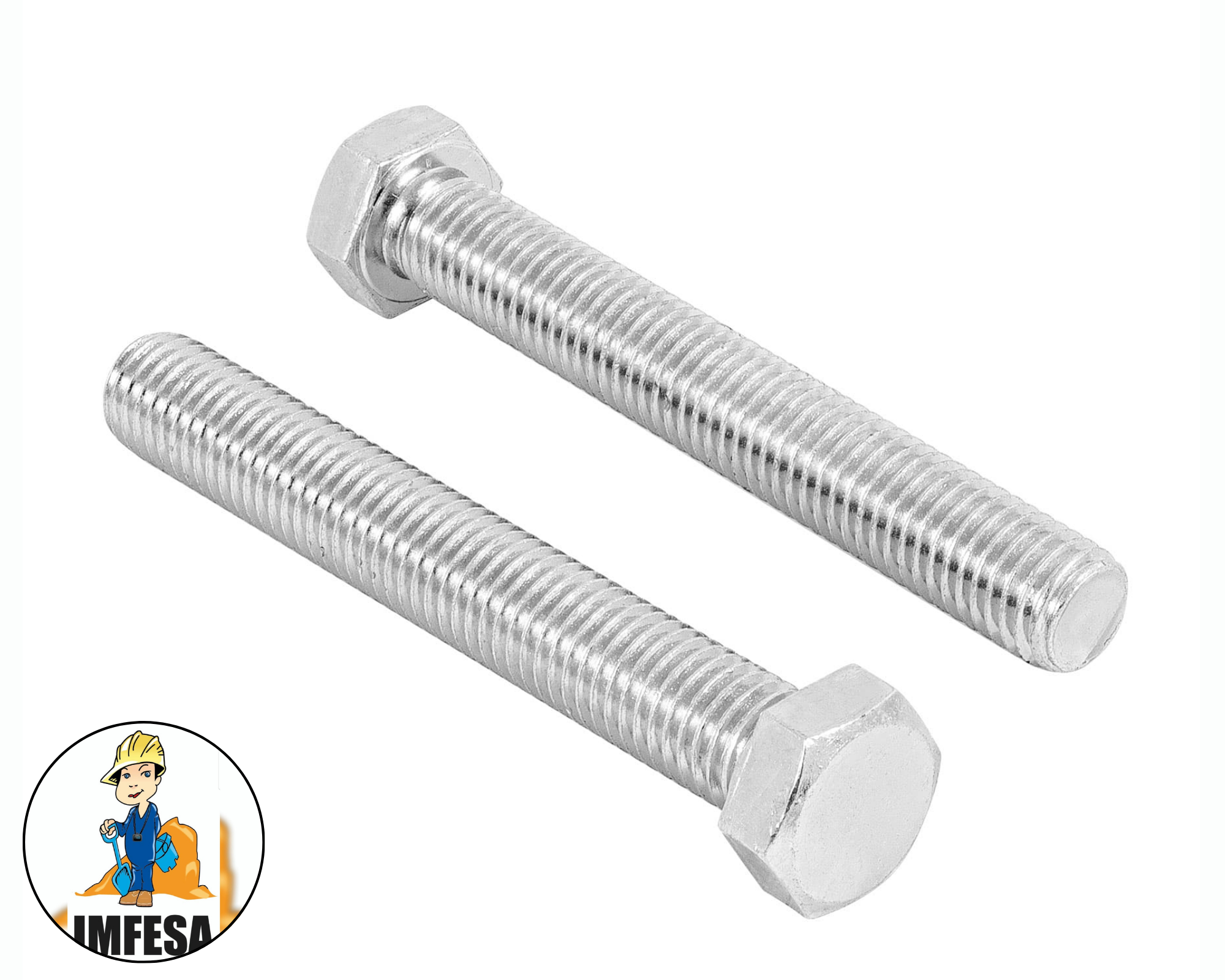 Bolsa con 6 tornillos 5/8&#34; x 4-1/2&#34; tipo máquina