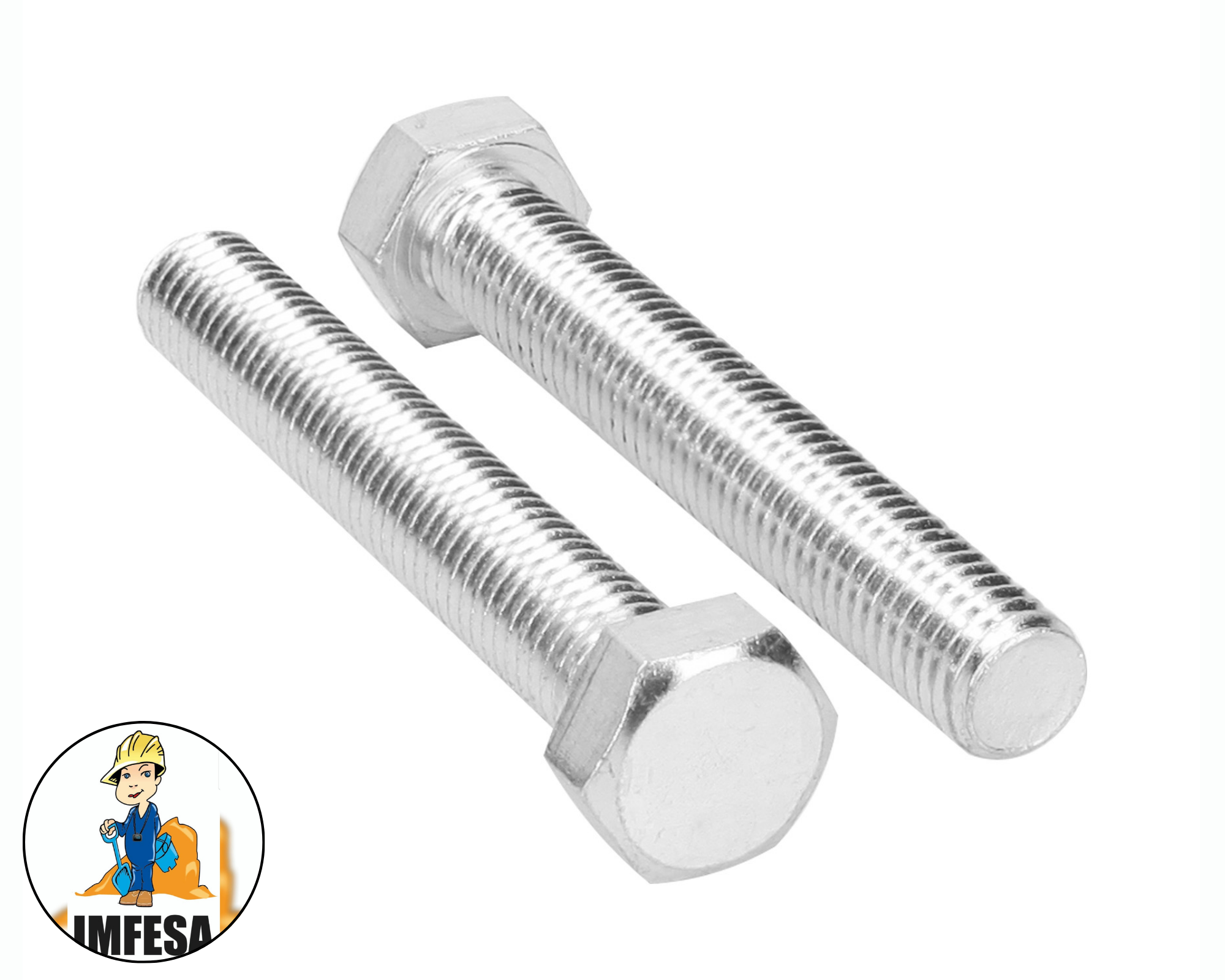 Bolsa con 8 tornillos 5/8&#34; x 4&#34; tipo máquina