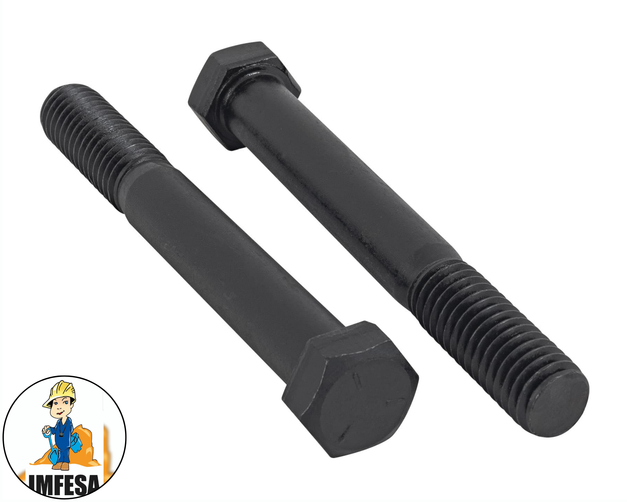 Bolsa con 20 tornillos 7/16&#34; x 3-1/2&#34; de acero, grado 5