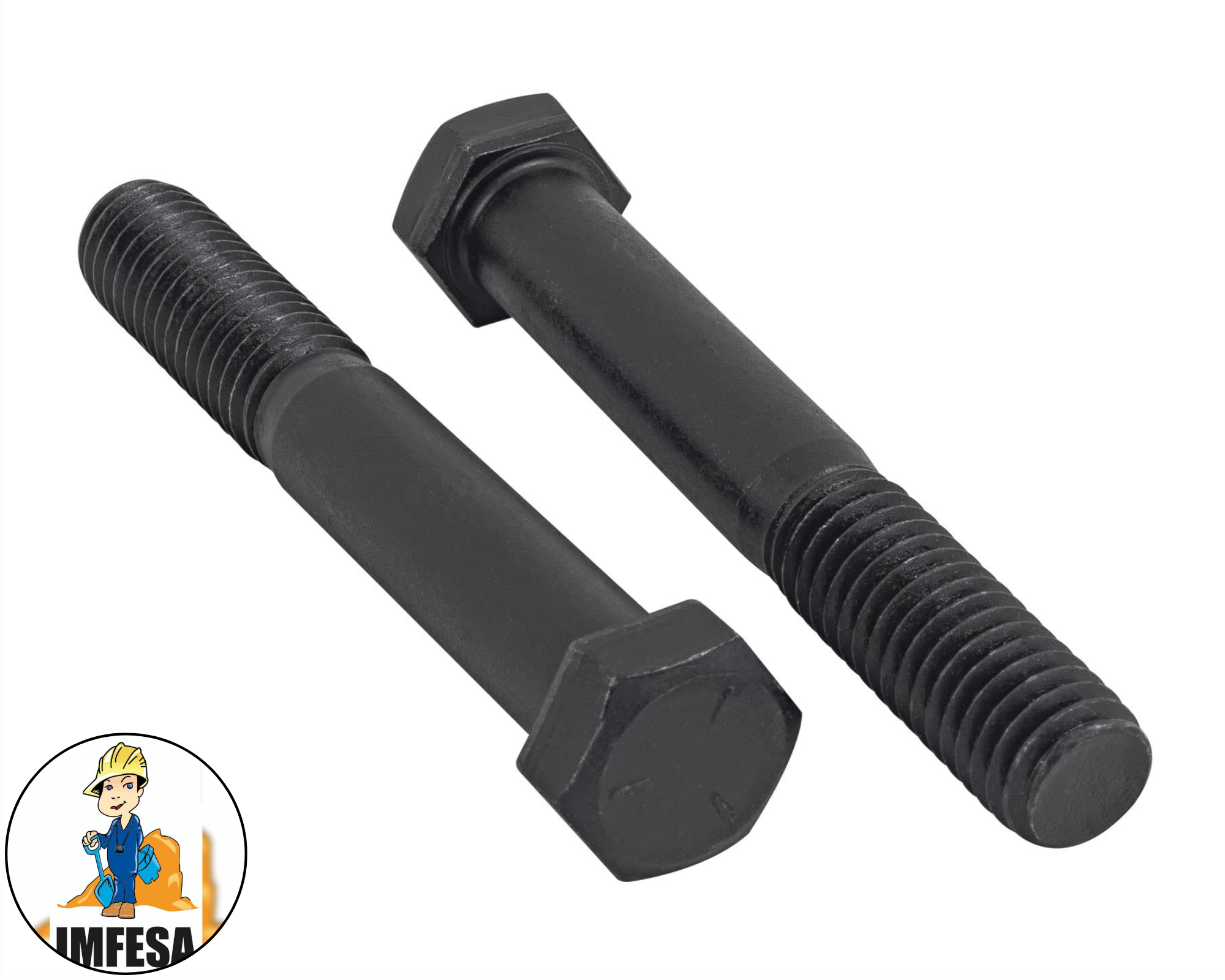 Bolsa con 30 tornillos 7/16&#34; x 3&#34; de acero, grado 5