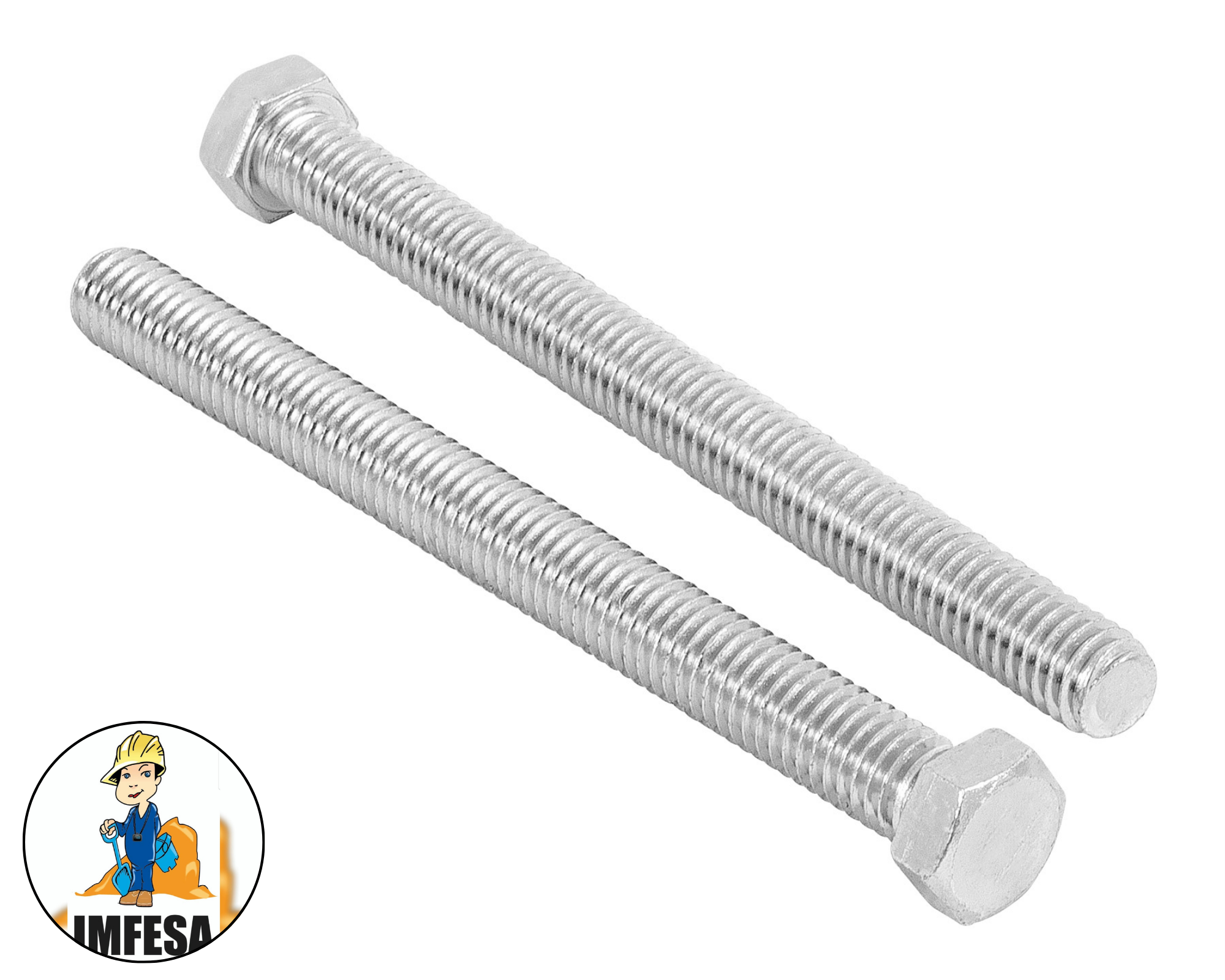 Bolsa con 10 tornillos 7/16&#34; x 5&#34; tipo máquina